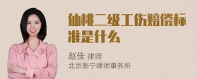 仙桃二级工伤赔偿标准是什么