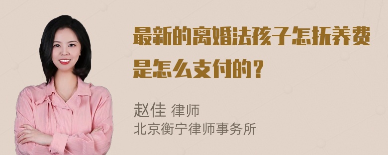 最新的离婚法孩子怎抚养费是怎么支付的？