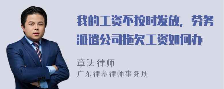 我的工资不按时发放，劳务派遣公司拖欠工资如何办