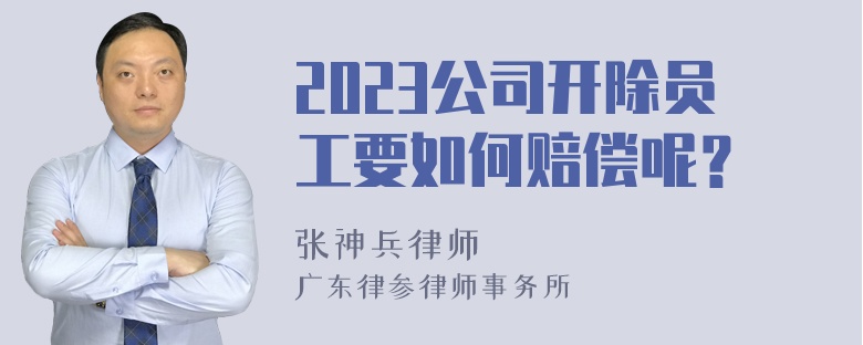 2023公司开除员工要如何赔偿呢？