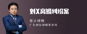 刘X离婚纠纷案