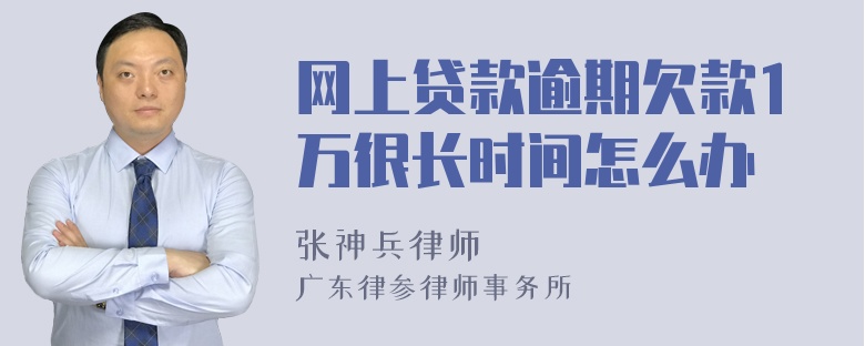 网上贷款逾期欠款1万很长时间怎么办