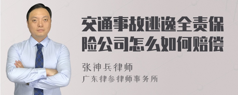 交通事故逃逸全责保险公司怎么如何赔偿