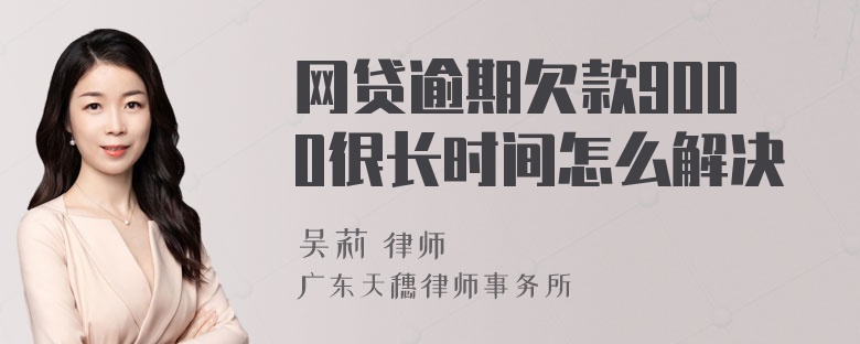 网贷逾期欠款9000很长时间怎么解决