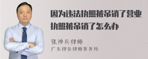 因为违法执照被吊销了营业执照被吊销了怎么办