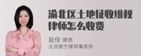 渝北区土地征收维权律师怎么收费