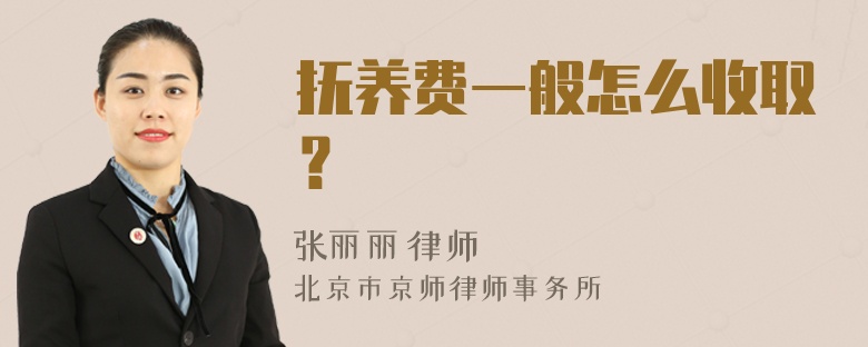 抚养费一般怎么收取？