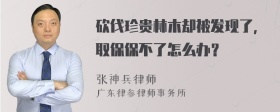 砍伐珍贵林木却被发现了，取保保不了怎么办？