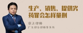 生产、销售、提供劣药罪会怎样量刑