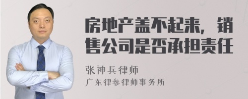 房地产盖不起来，销售公司是否承担责任