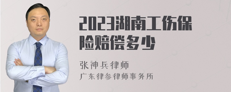 2023湖南工伤保险赔偿多少