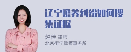 辽宁赡养纠纷如何搜集证据