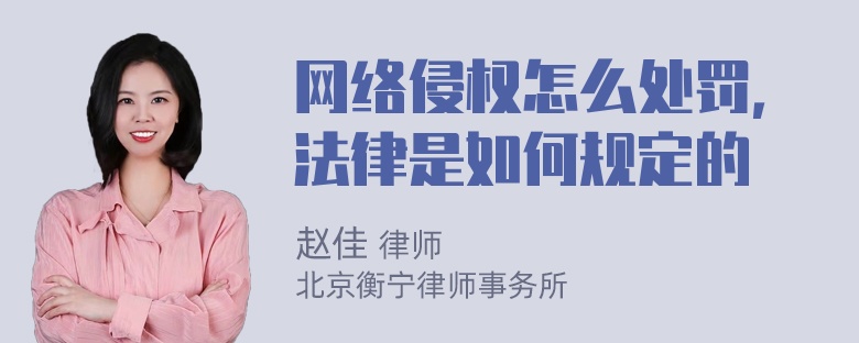 网络侵权怎么处罚，法律是如何规定的