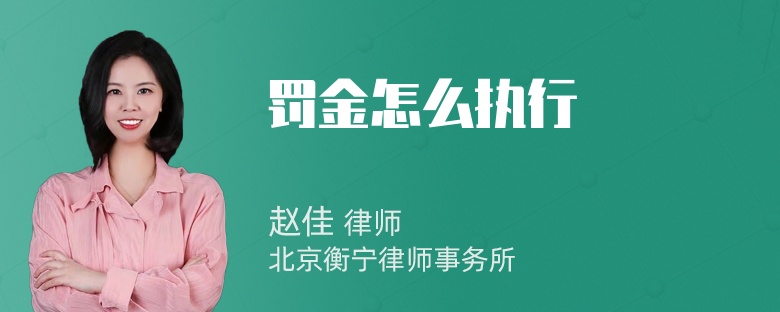 罚金怎么执行