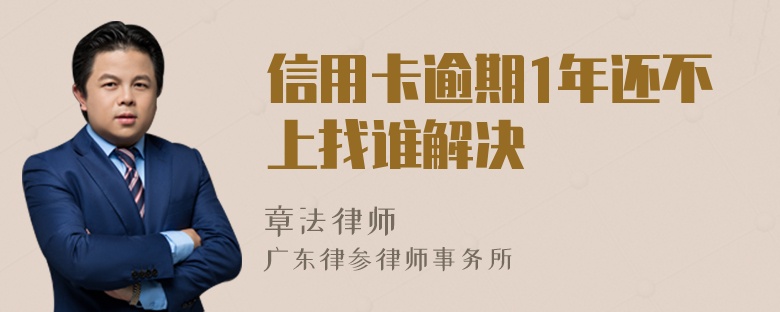 信用卡逾期1年还不上找谁解决