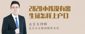 2020小孩没有出生证怎样上户口