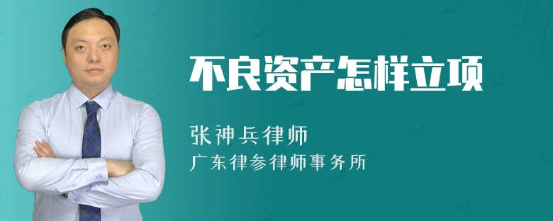 不良资产怎样立项