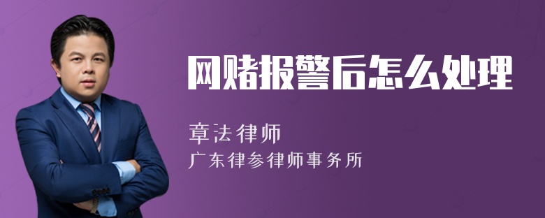 网赌报警后怎么处理