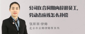 公司在合同期内辞退员工，劳动者应该怎么补偿