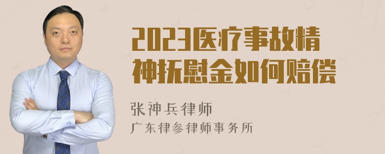 2023医疗事故精神抚慰金如何赔偿