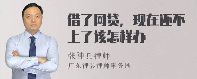 借了网贷，现在还不上了该怎样办