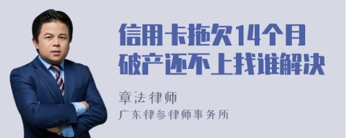 信用卡拖欠14个月破产还不上找谁解决