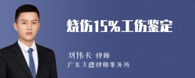 烧伤15％工伤鉴定