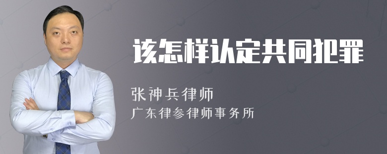 该怎样认定共同犯罪