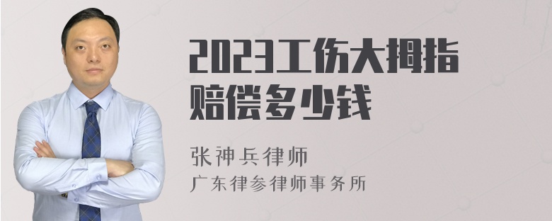 2023工伤大拇指赔偿多少钱