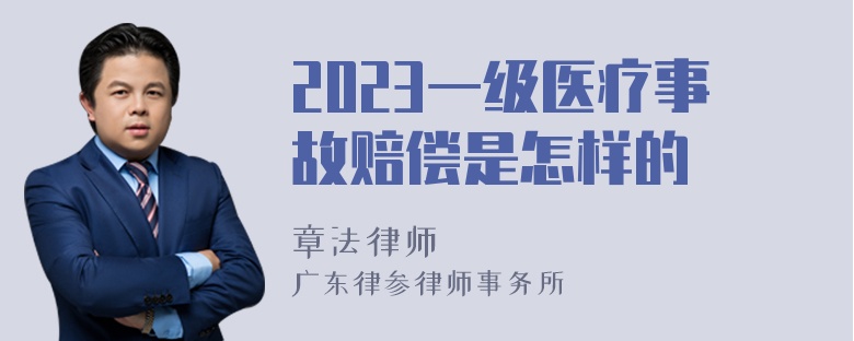 2023一级医疗事故赔偿是怎样的