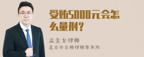 受贿5000元会怎么量刑？