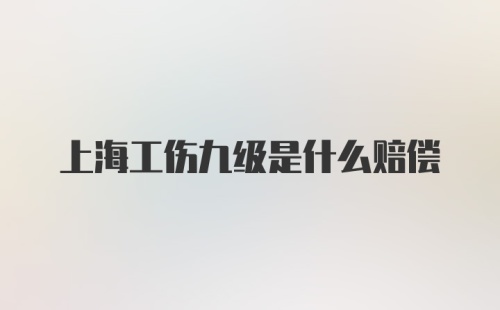 上海工伤九级是什么赔偿