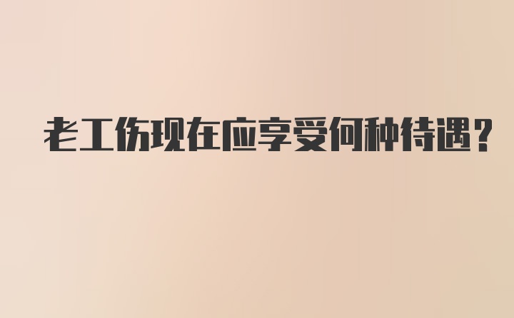 老工伤现在应享受何种待遇?