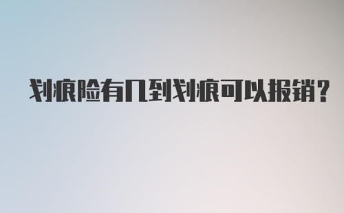 划痕险有几到划痕可以报销？