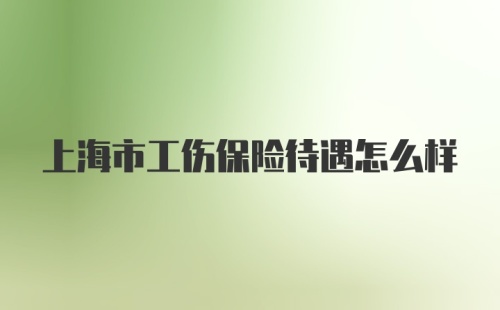 上海市工伤保险待遇怎么样