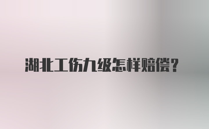 湖北工伤九级怎样赔偿？