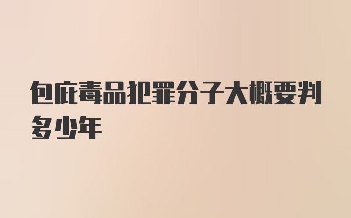 包庇毒品犯罪分子大概要判多少年