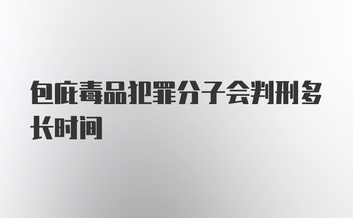 包庇毒品犯罪分子会判刑多长时间