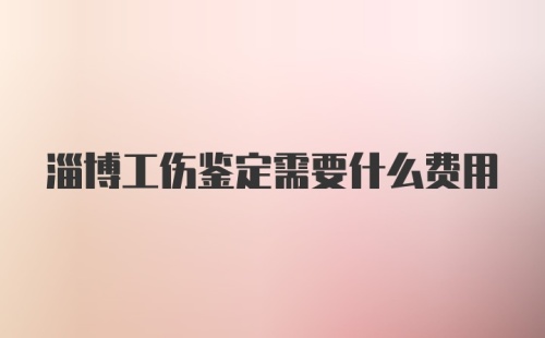 淄博工伤鉴定需要什么费用