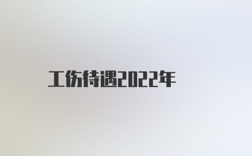 工伤待遇2022年