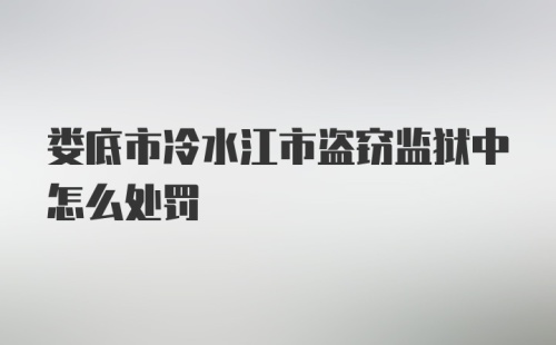 娄底市冷水江市盗窃监狱中怎么处罚