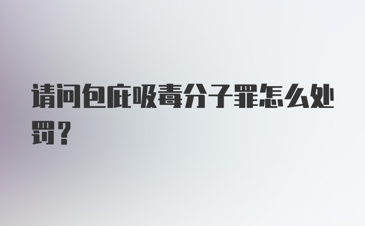 请问包庇吸毒分子罪怎么处罚？