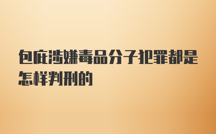 包庇涉嫌毒品分子犯罪都是怎样判刑的