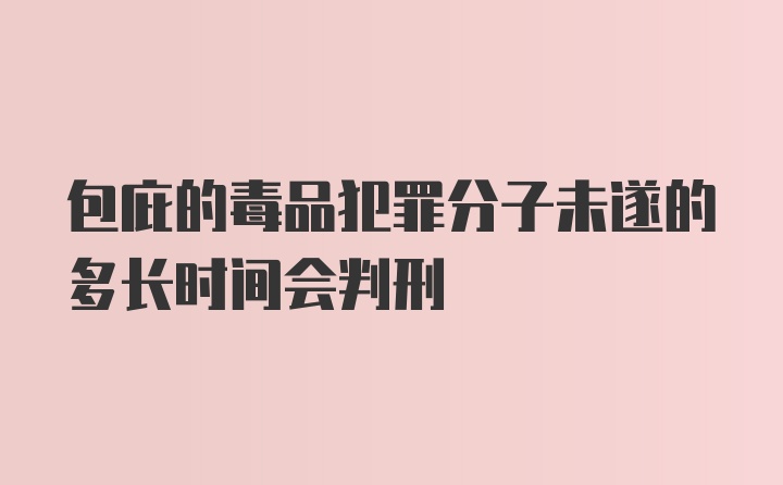 包庇的毒品犯罪分子未遂的多长时间会判刑