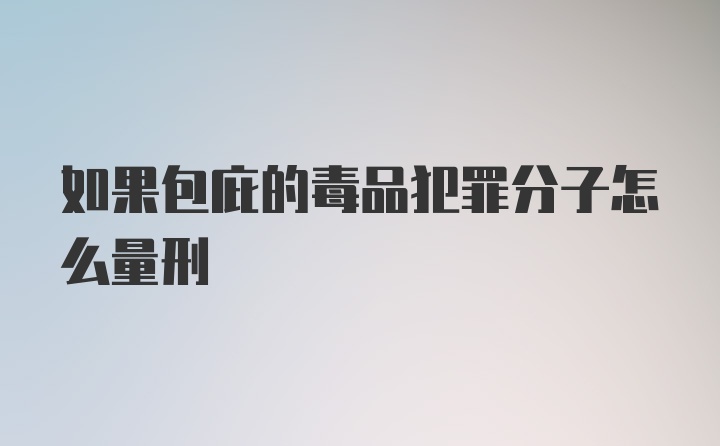 如果包庇的毒品犯罪分子怎么量刑