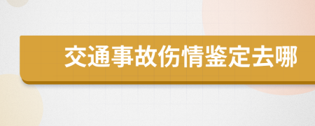交通事故伤情鉴定去哪