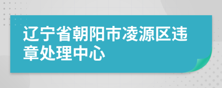 辽宁省朝阳市凌源区违章处理中心