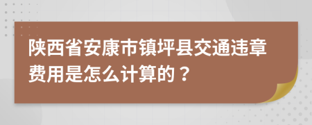 陕西省安康市镇坪县交通违章费用是怎么计算的？
