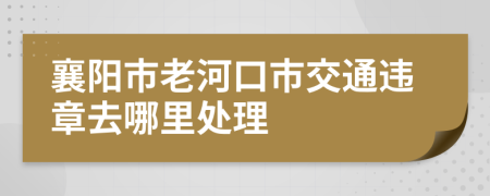 襄阳市老河口市交通违章去哪里处理