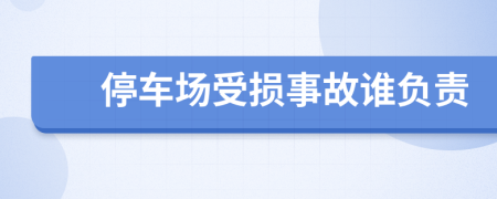 停车场受损事故谁负责